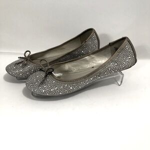 Elegant Silver Ballet Flats
